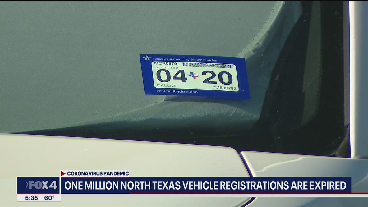 1 million North Texans still need to get vehicle registration renewed before waiver ends in April
